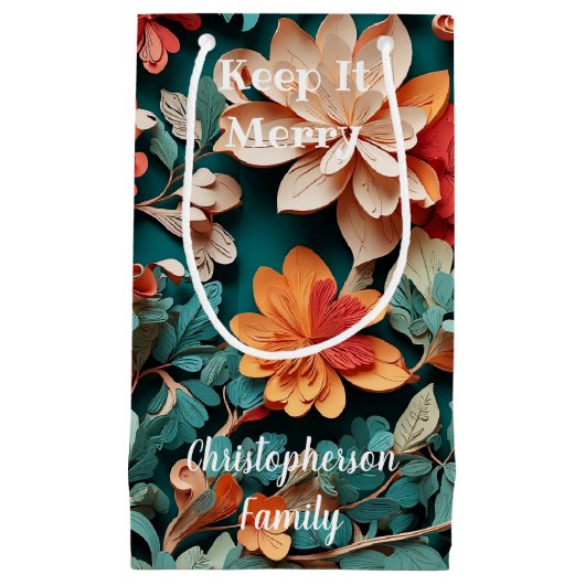 Keep It Merry スモールペーパーバッグ (正面)