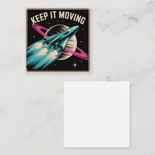 Keep It Moving コーリングカード (正面/裏面)