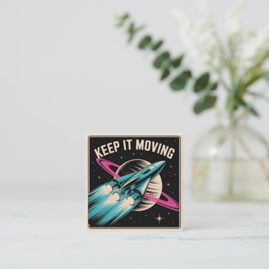 Keep It Moving コーリングカード (スタンド正面)