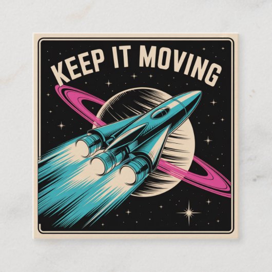 Keep It Moving コーリングカード (正面)