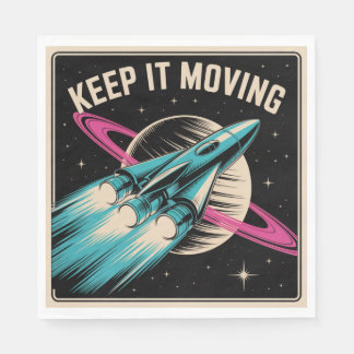 Keep It Moving スタンダードランチョンナプキン