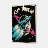 Keep It Moving メタルオーナメント (正面左)