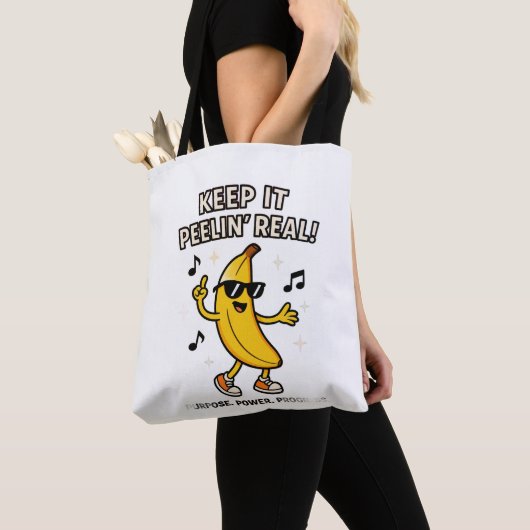 Keep It Real Tote Bag トートバッグ (クローズアップ)