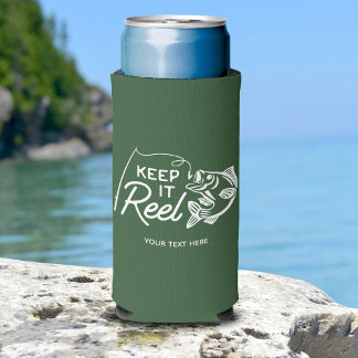 Keep It Reel Fishing Father's Day Gift スリム缶クーラー