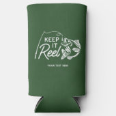 Keep It Reel Fishing Father's Day Gift スリム缶クーラー (正面)