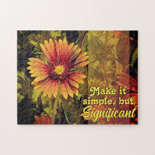 Keep it Simple But Significant Blanket Flower ジグソーパズル