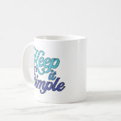 Keep it Simple Mug (Blue) コーヒーマグカップ (正面左)