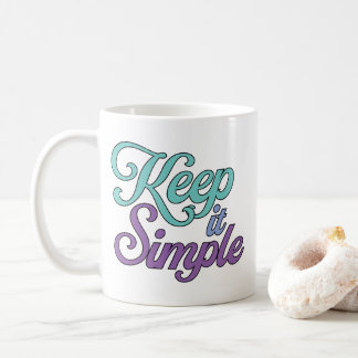 Keep it Simple Mug (Purple) コーヒーマグカップ