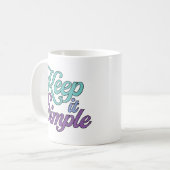 Keep it Simple Mug (Purple) コーヒーマグカップ (正面左)