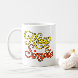 Keep it Simple Mug (Yellow) コーヒーマグカップ