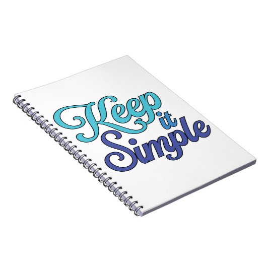 Keep It Simple Notebook (Blue) ノートブック (右側)