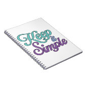 Keep It Simple Notebook (Purple) ノートブック (右側)