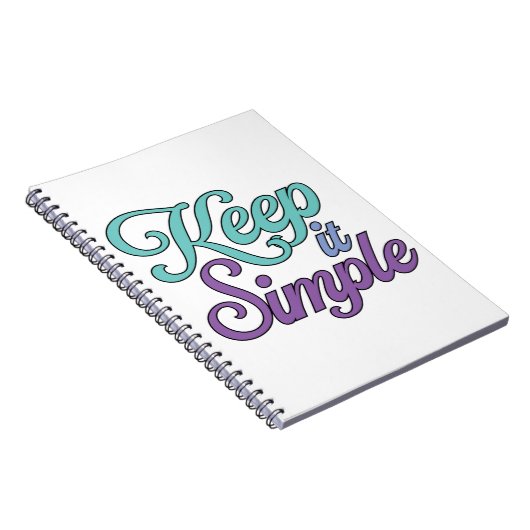 Keep It Simple Notebook (Purple) ノートブック (右側)