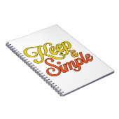 Keep It Simple Notebook (Yellow) ノートブック (右側)