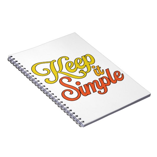 Keep It Simple Notebook (Yellow) ノートブック (右側)