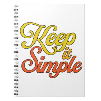 Keep It Simple Notebook (Yellow) ノートブック