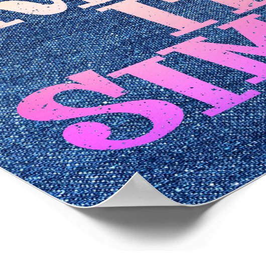 Keep It Simple Recovery Design ポスター (角)