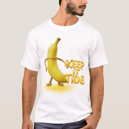 Keep It Tide – おもしろバナナのタイポグラフィーミニマリスト Tシャツ