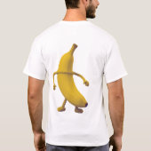 Keep It Tide – おもしろバナナのタイポグラフィーミニマリスト Tシャツ (裏面)