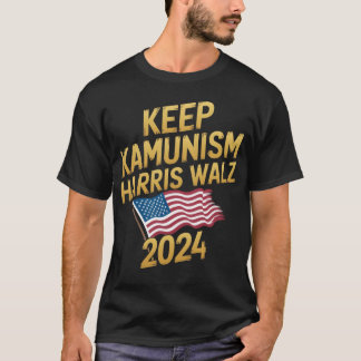 Keep Kamunism Walz 2024 誇り高き少年 Tシャツ