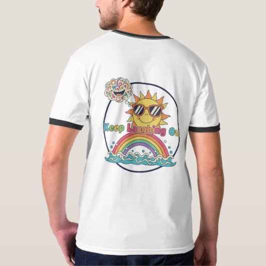 Keep Laughing On Tシャツ (裏面フル)