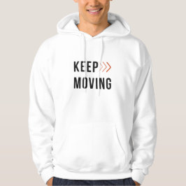 KEEP MOVING 矢印パーカー パーカ