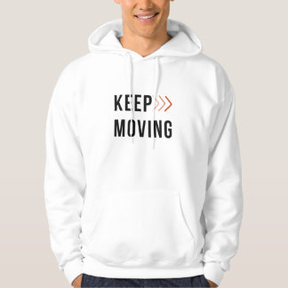 KEEP MOVING 矢印パーカー パーカ