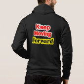 Keep Moving Forward Motivational パーカ (裏面)