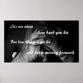 Keep Moving Forward Motivational Poster ポスター (正面)