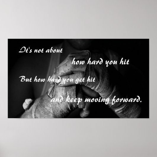 Keep Moving Forward Motivational Poster ポスター (正面)