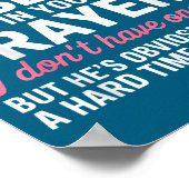 Keep My Husband In Your Prayers Funny Saying Quote ポスター (角)