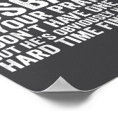 Keep My Husband In Your Prayers Funny Saying Quote ポスター (角)