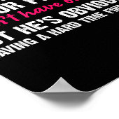 Keep My Husband In Your Prayers Funny Saying Quote ポスター (角)