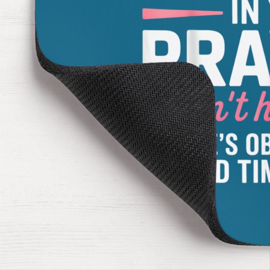 Keep My Husband In Your Prayers Funny Saying Quote マウスパッド (コーナー)