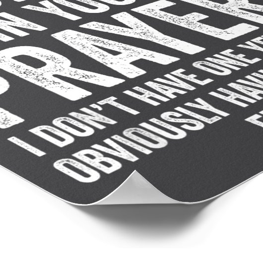 Keep My Husband In Your Prayers Funny Singles Humo ポスター (角)