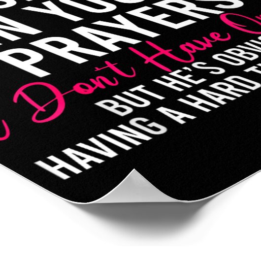 Keep My Husband In Your Prayers I Don't Have One Y ポスター (角)