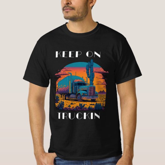 Keep On Truckin' T-Shirt Tシャツ (正面)