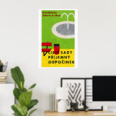 Keep Parks Clean - Matchbox Print - Czech Wall Art ポスター (ホームオフィス)