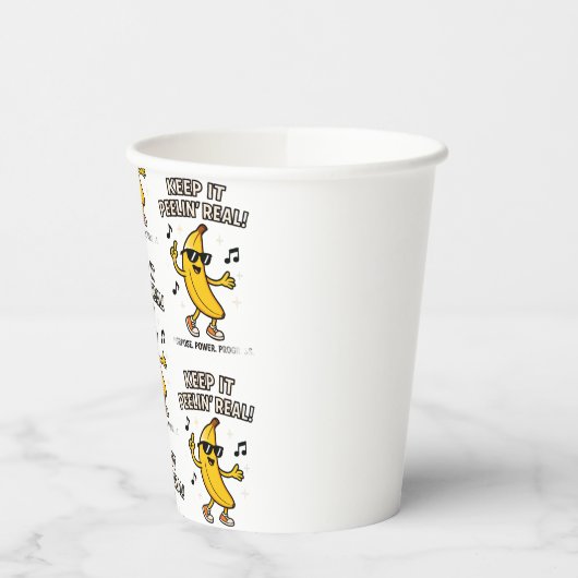 Keep Peelin  Cloth Napkin 紙コップ (左)