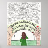 Keep Persisting (Depression) 11x14 ポスター (正面)