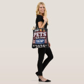 Keep Pets Safe From Trump 2024for Pet Lovers トートバッグ (モデル)