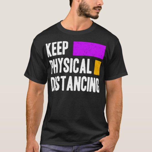 Keep physical distancing tシャツ (正面)