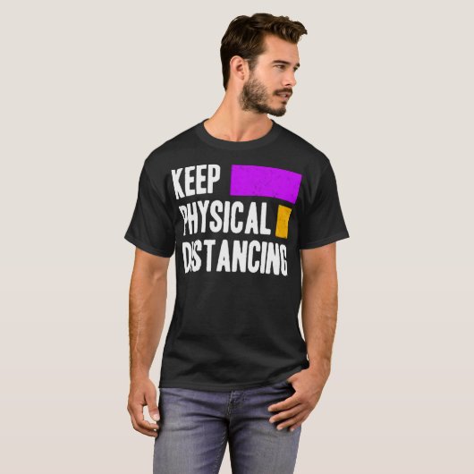 Keep physical distancing tシャツ (正面フル)
