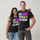 Keep physical distancing tシャツ (ユニセックス)