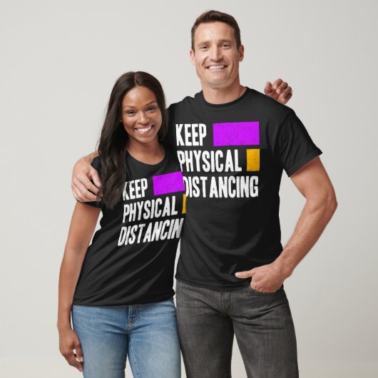 Keep physical distancing tシャツ (ユニセックス)