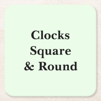 Keep Scrolling to See These Photo Wall Clocks  スクエアペーパーコースター