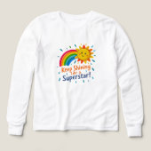 Keep Shining Like a Super Star T-Shirt (デザイン正面)