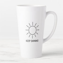 Keep Shining Sun Design T カフェラテマグ