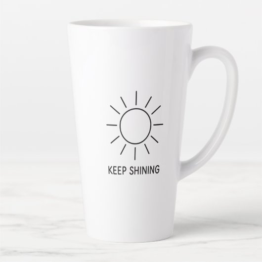 Keep Shining Sun Design T カフェラテマグ (右)