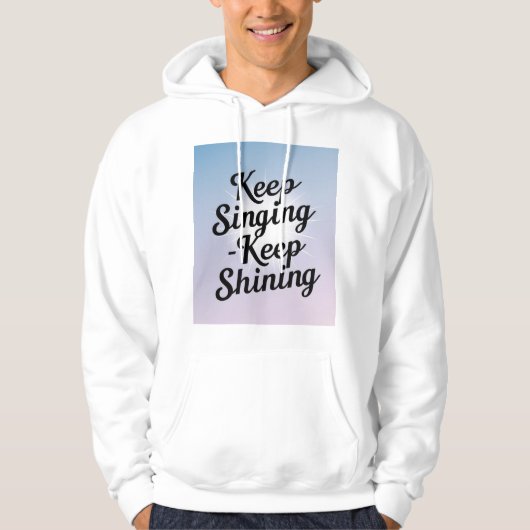 Keep Singing Keep Shining 2 パーカ (正面)